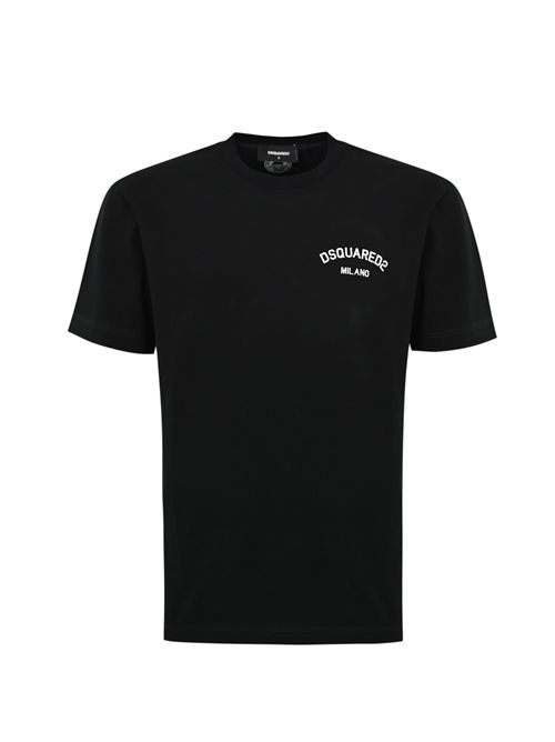 T-shirt in cotone con logo DSQUARED2 Milano DSQUARED2 | S74GD1477 D20020962X